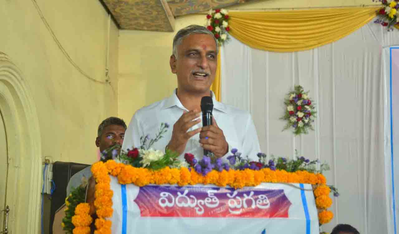 Power bill hike by Chandrababu Naidu sowed seeds for TS movement: Harish Rao