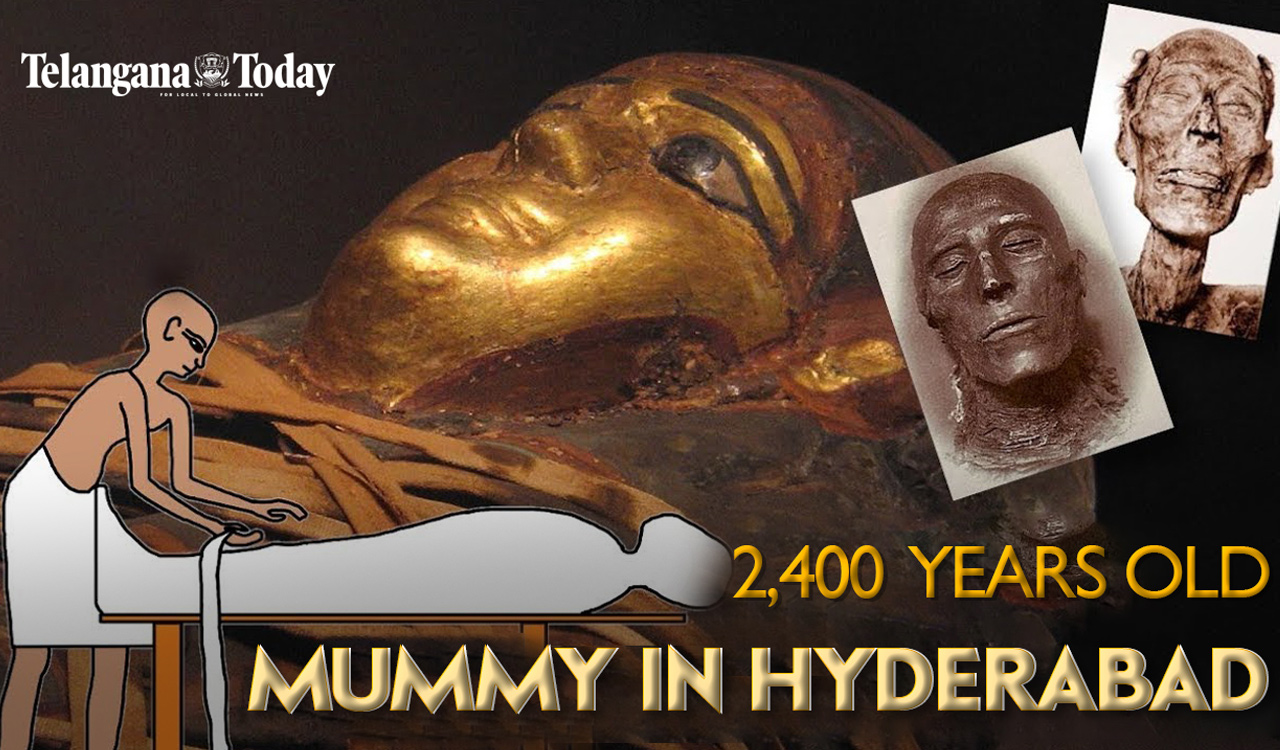 Egyptian Mummy In Hyderabad Museum