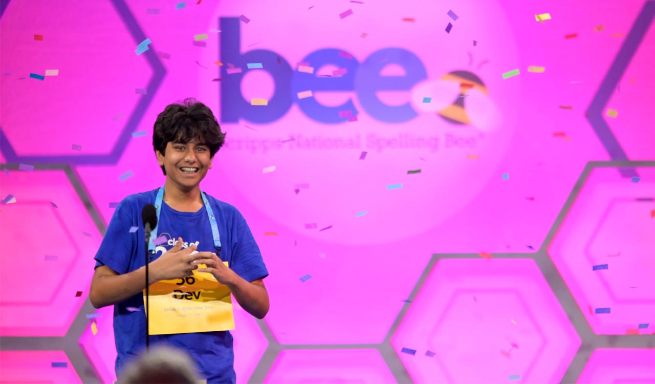 Indian-American teen Dev Shah wins 2023 Scripps National Spelling Bee with “Psammophile”