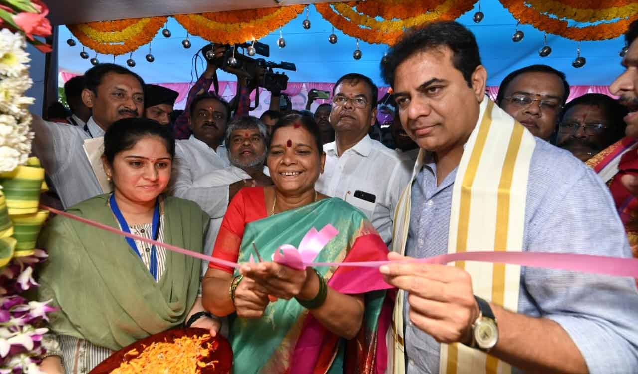 KT Rama Rao Inaugurates GHMC Ward Office System in Kachiguda