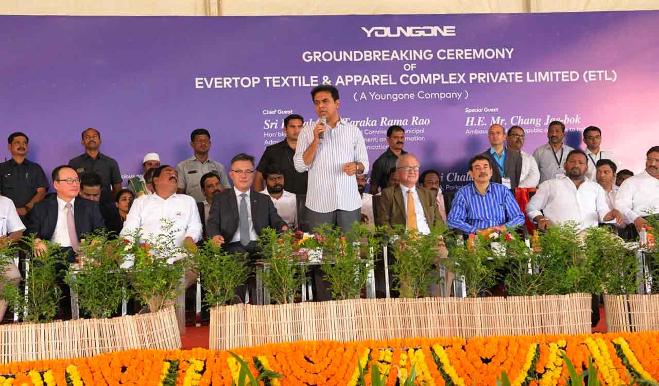 Kakatiya Park will restore Warangal’s glory in cotton industry, says KTR