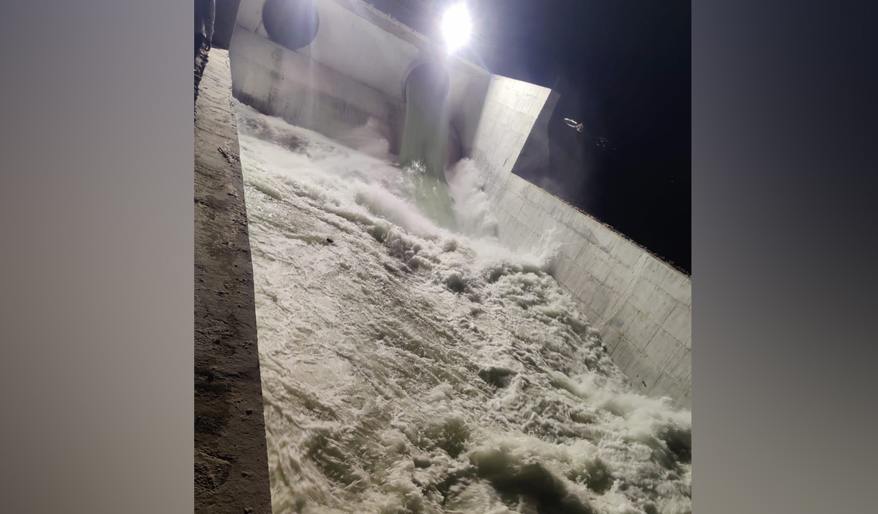 Trial run of Kaleshwaram package 9 second pump conducted successfully