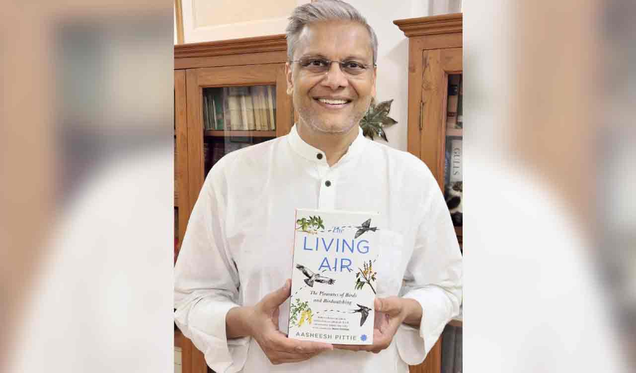 Avid birdwatcher Aasheesh Pittie’s book ‘The Living Air’ to be launched at GZH on June 16
