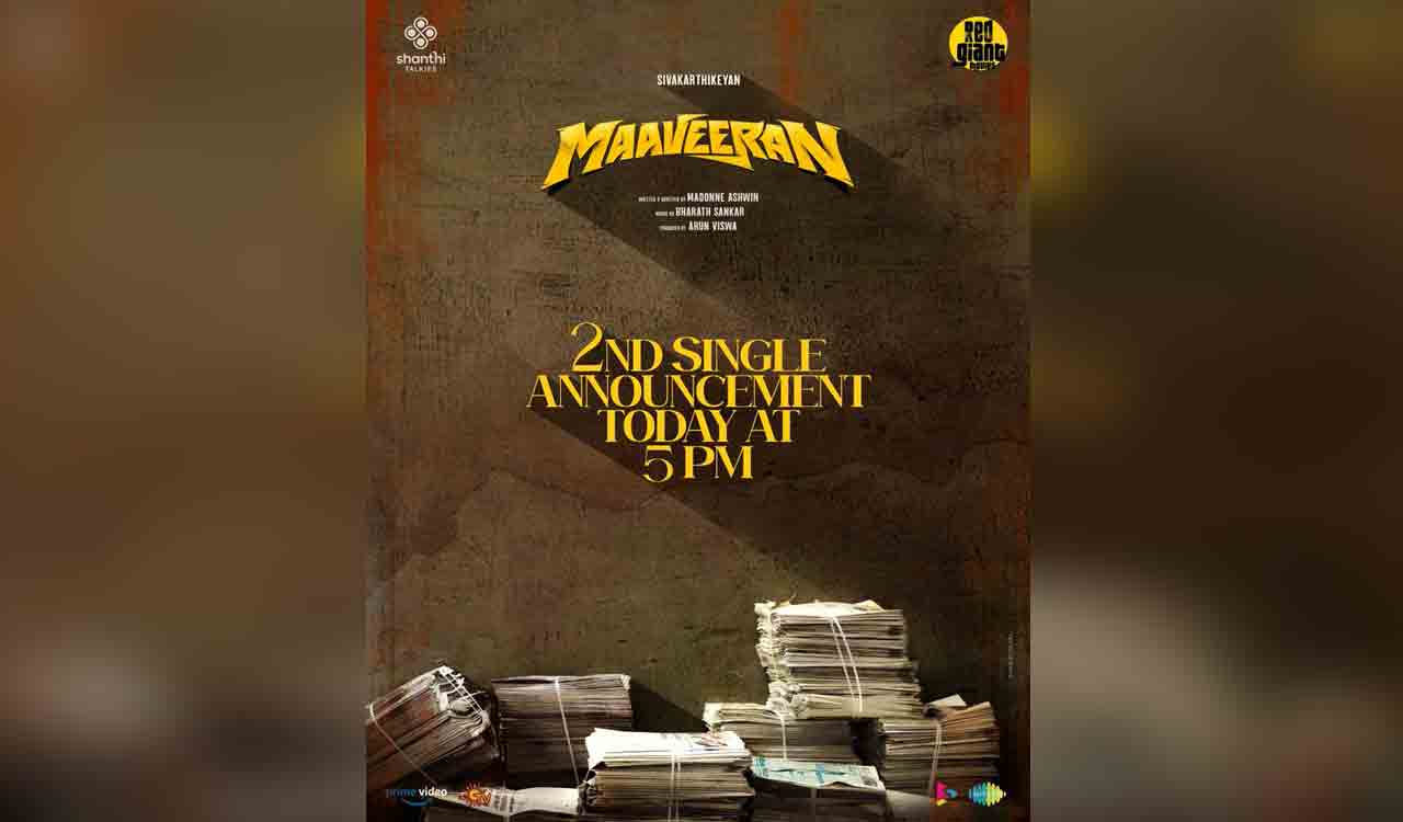 Maaveeran’s second single will be released on Monday