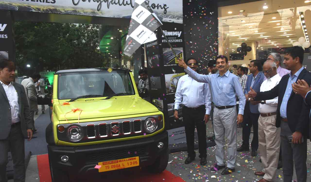 Maruti Suzuki’s iconic SUV, The Jimny hits Hyderabad roads