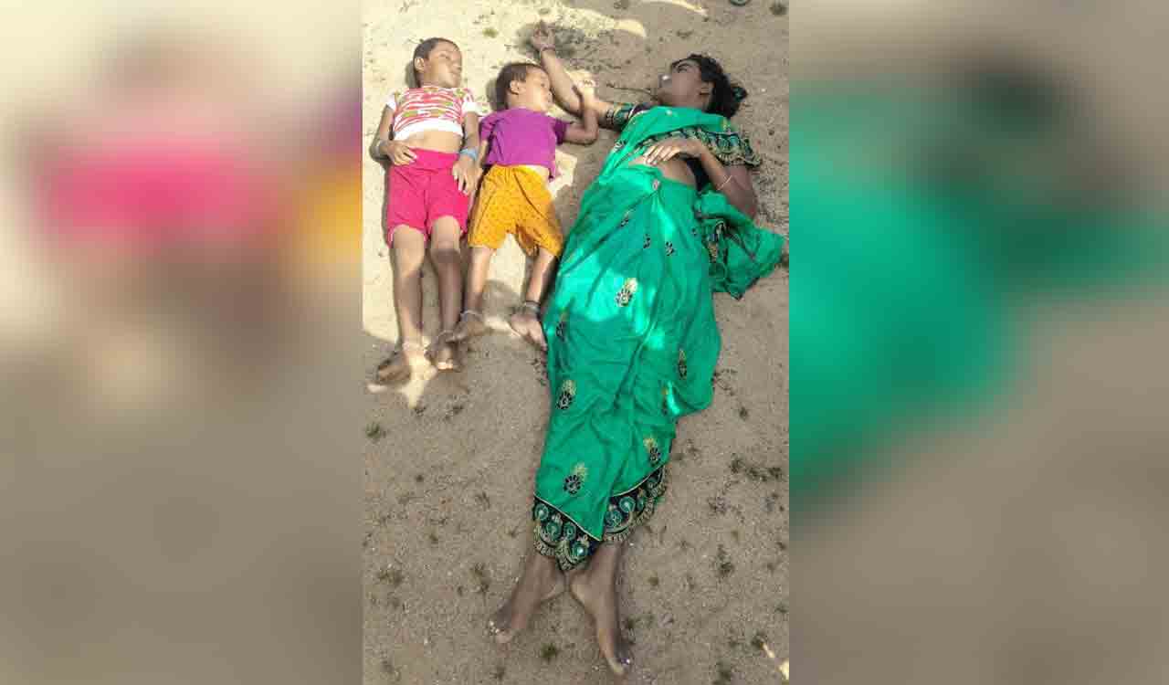 Man attempts suicide, wife dies with two children in Medak