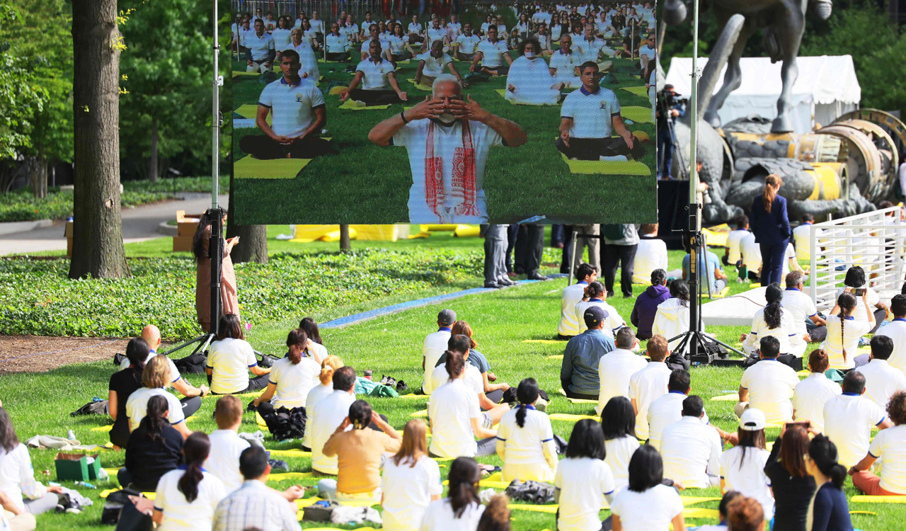 Yoga Day at UN sets record as Modi, Guterres stress its universality