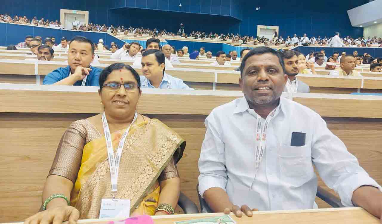 Mukhra (K) Sarpanch participates in national seminar in Delhi