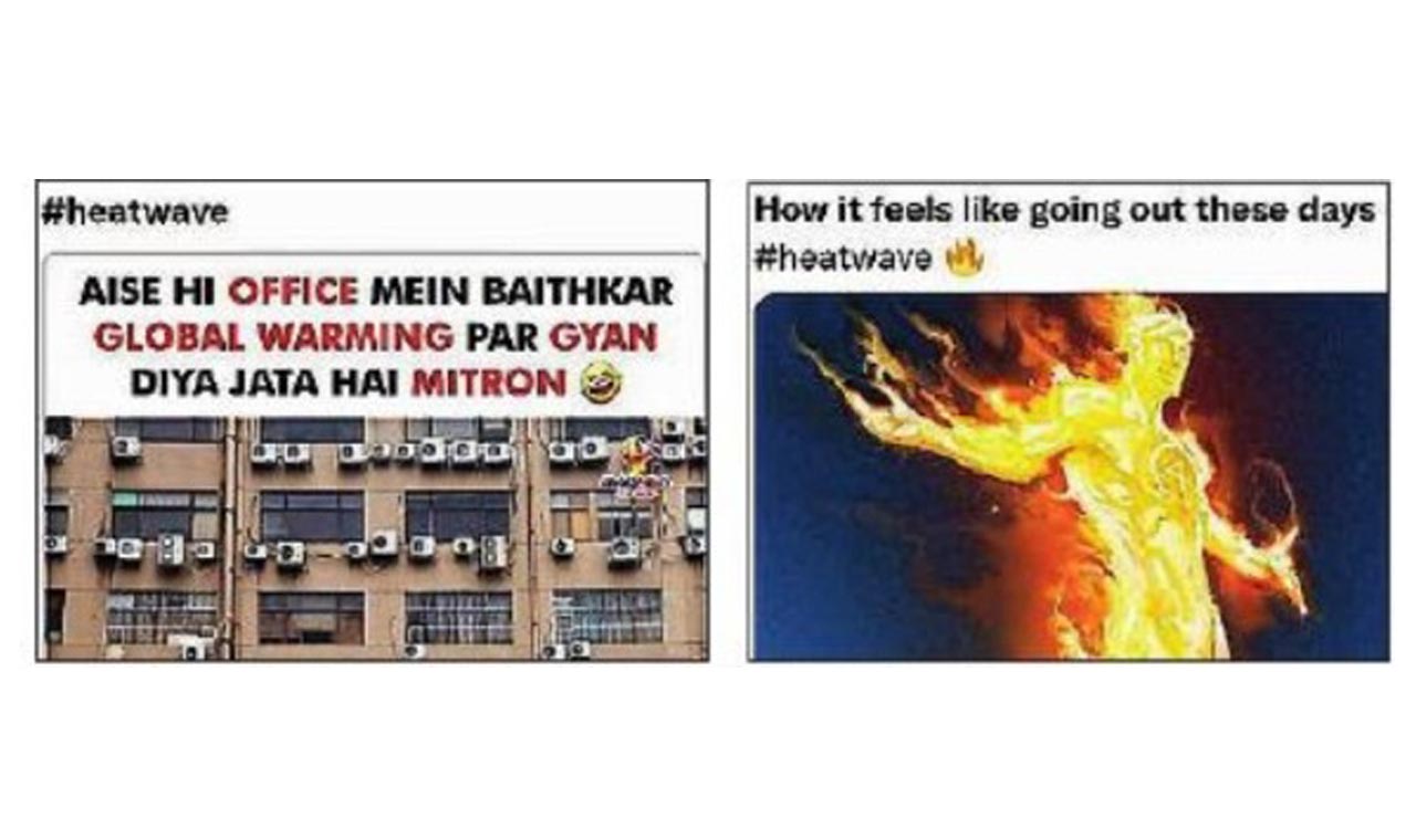 Netizens find humour in the heat