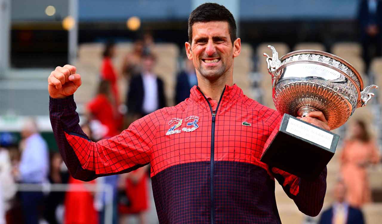 Novak Djokovic becomes first player to win each major at least three times