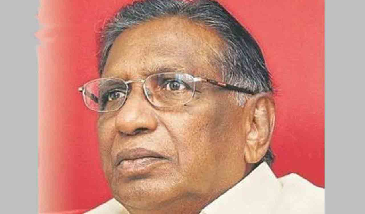 CM KCR pays tributes to Telangana ideologue Prof Jayashankar