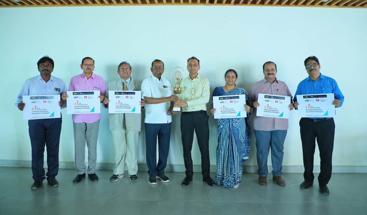 SRU ranks 98th in NIRF-MHRD all India engineering category