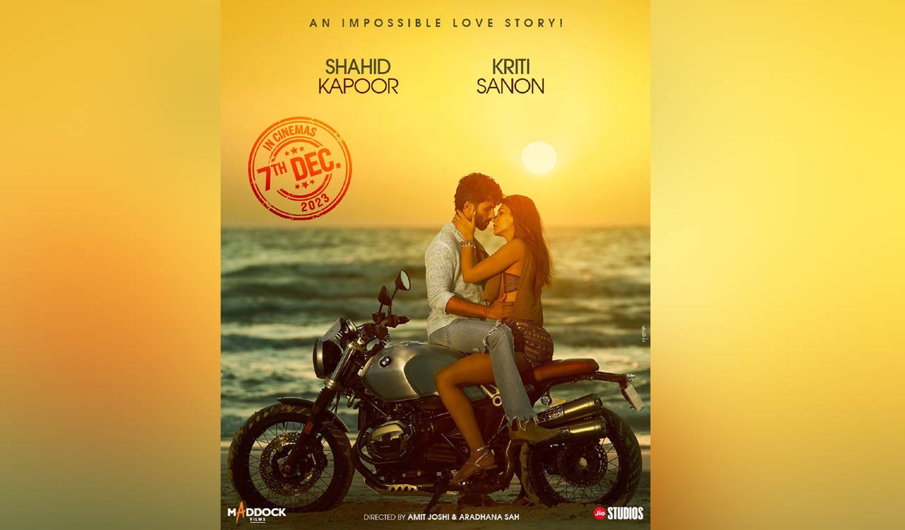 Shahid Kapoor and Kriti Sanon’s ‘An Impossible Love Story’ set to release on December 7