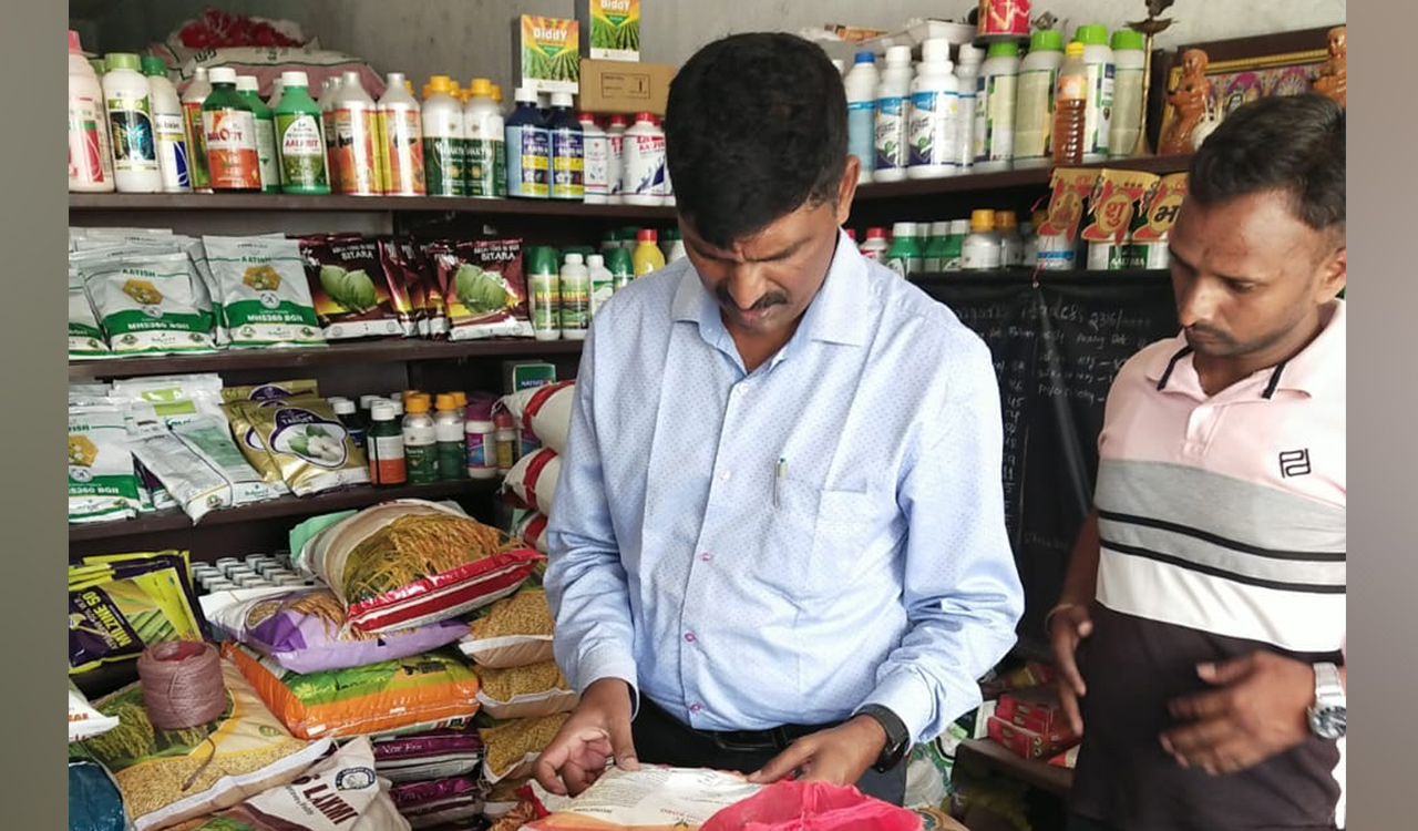 Huge quantity of expired seeds, pesticides seized in Siddipet