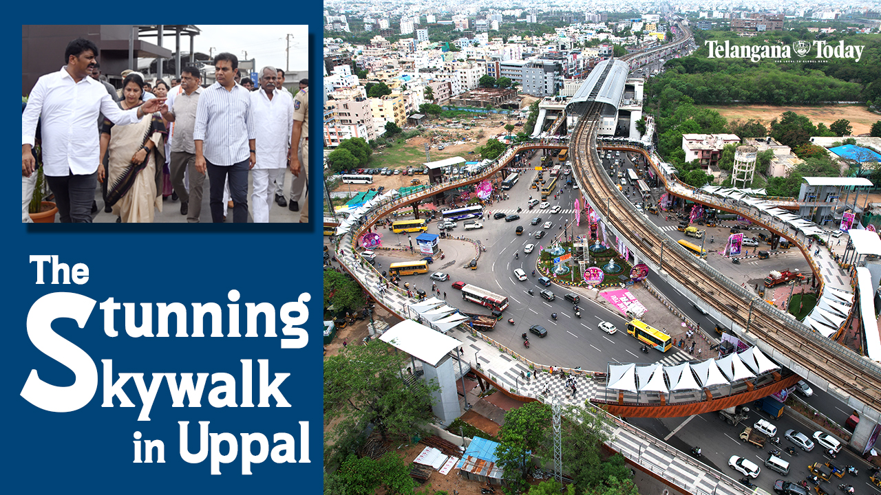 Uppal Skywalk – Hyderabad’s New Attraction | KTR | Hyderabad