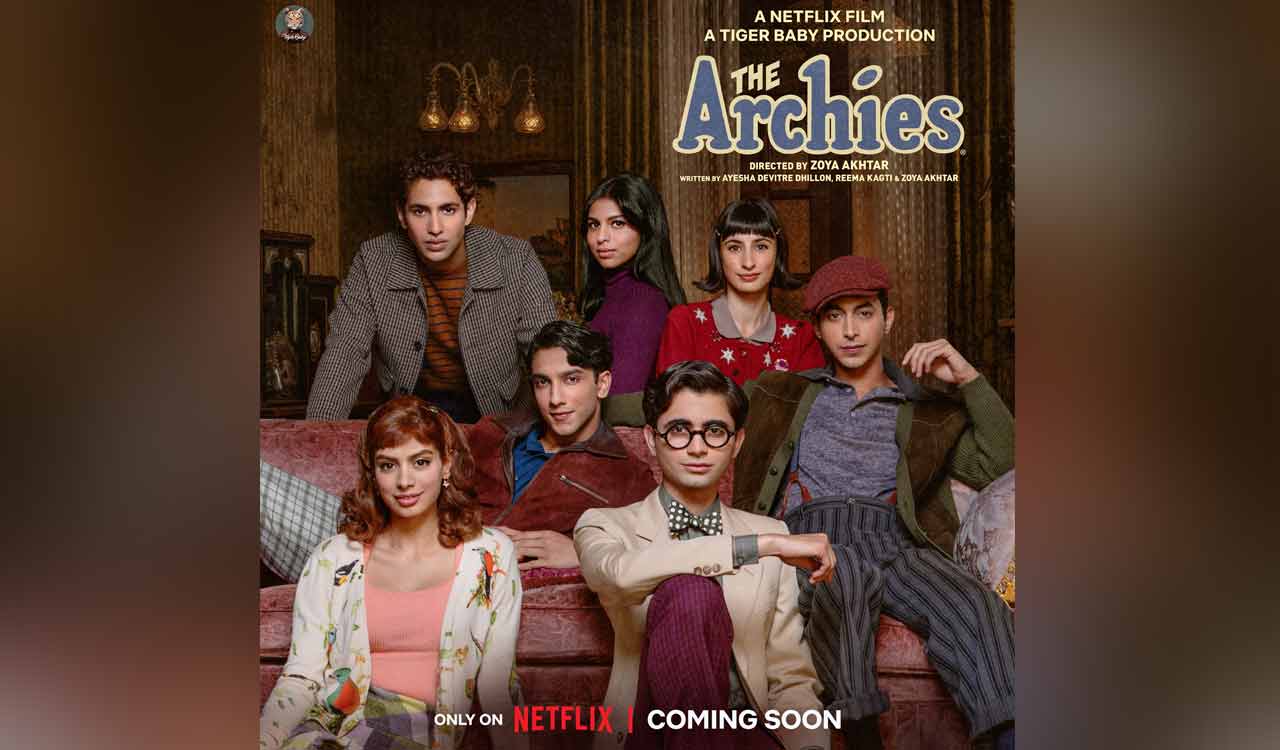 Suhana Khan and Khushi Kapoor unveil poster of debut film ‘The Archies’