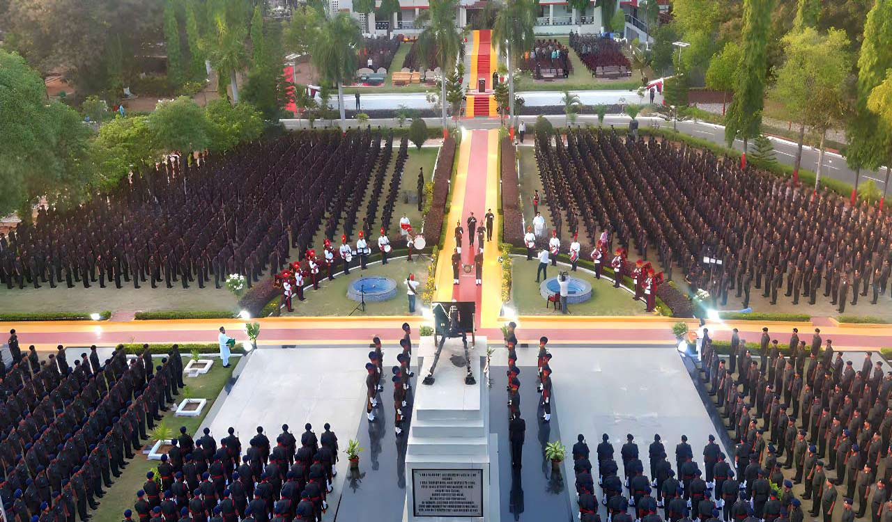 Hyderabad: Passing out cum attestation ceremony for first batch of Agniveers held at Artillery Centre