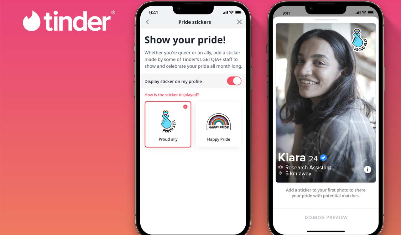 Tinder adds ‘Happy Pride’ badge to help queer members find community