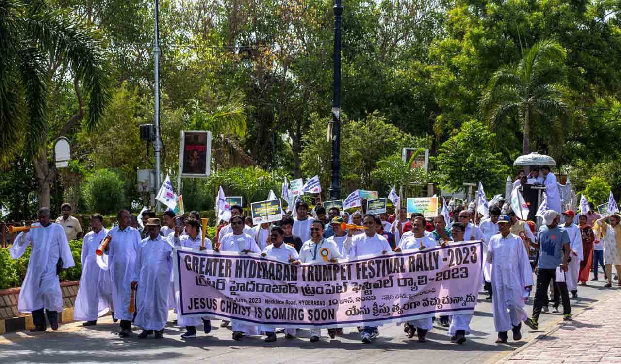 Greater Hyderabad Trumpet Festival Rally organised in Hyderabad