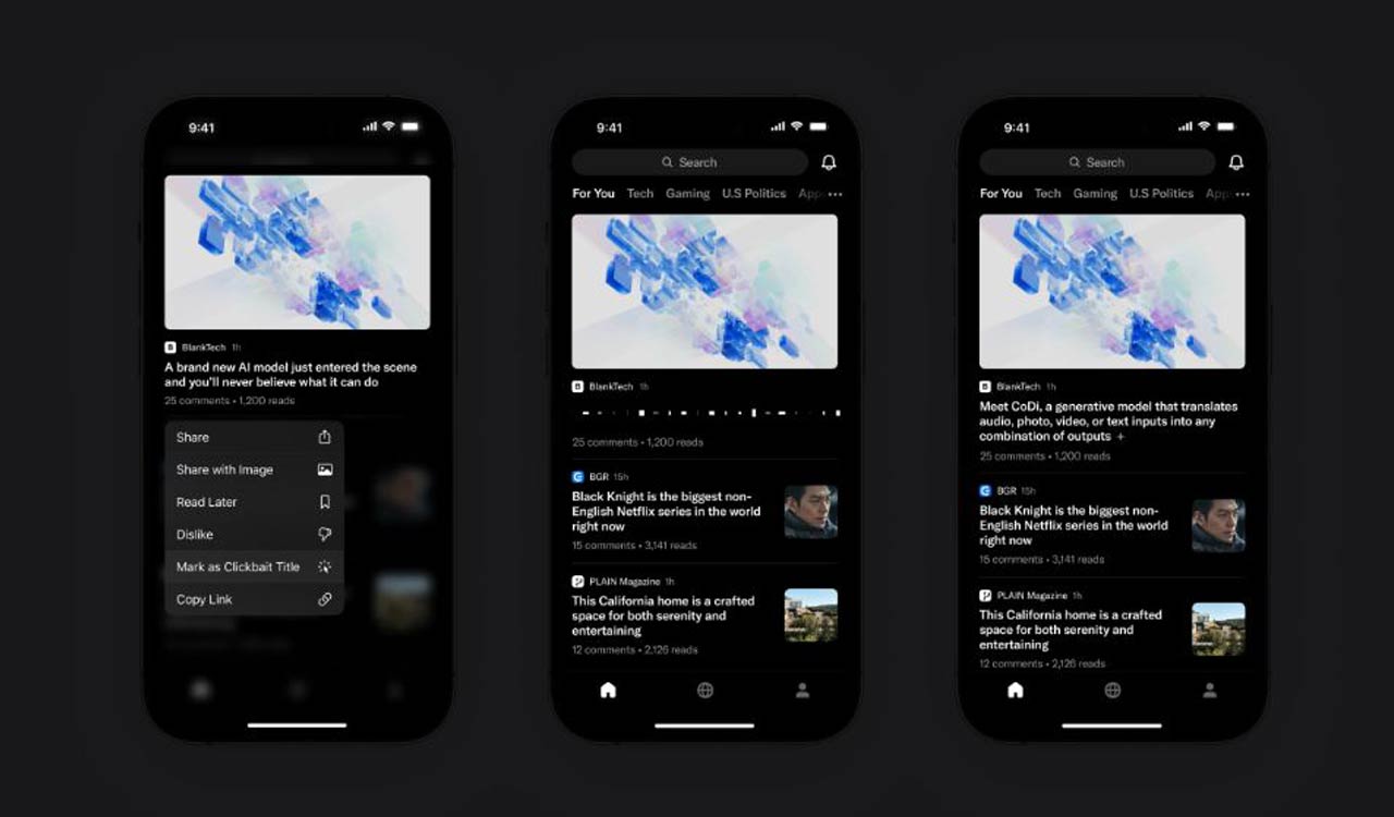 Artifact to let AI rewrite headline of clickbait article