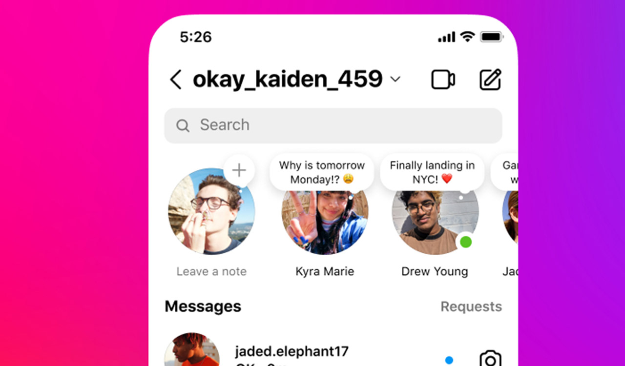 Now users can post songs on Instagram Notes