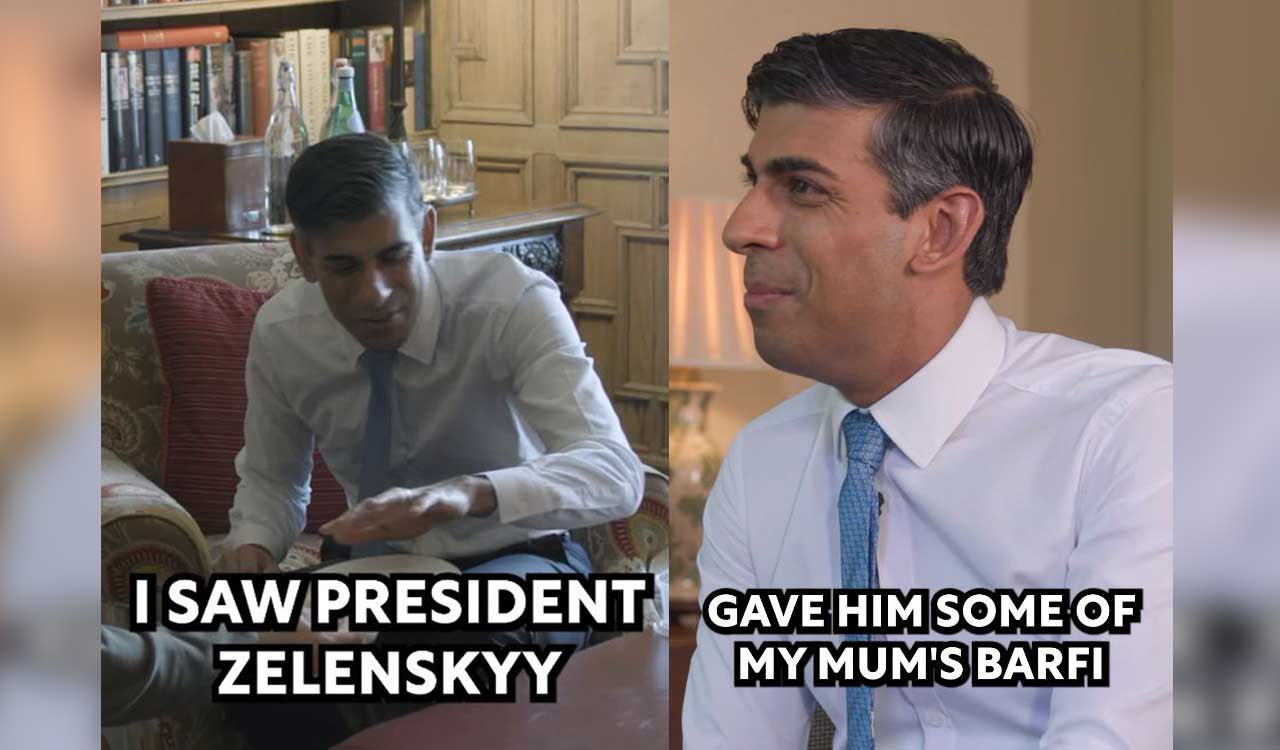 UK PM Rishi Sunak shares ‘barfi’ made by his mother with Ukraine President