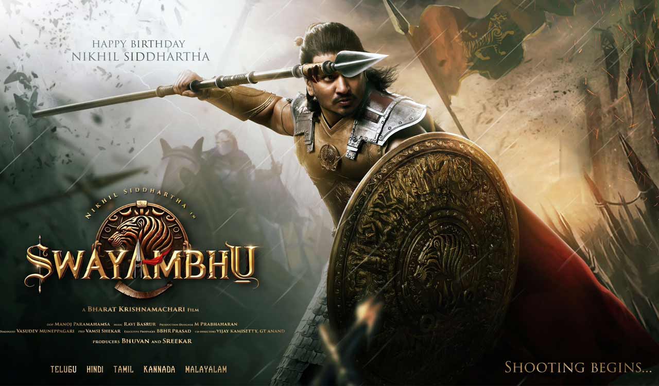 First look of Nikhil Siddhartha’s next film ‘Swayambhu’ revealed