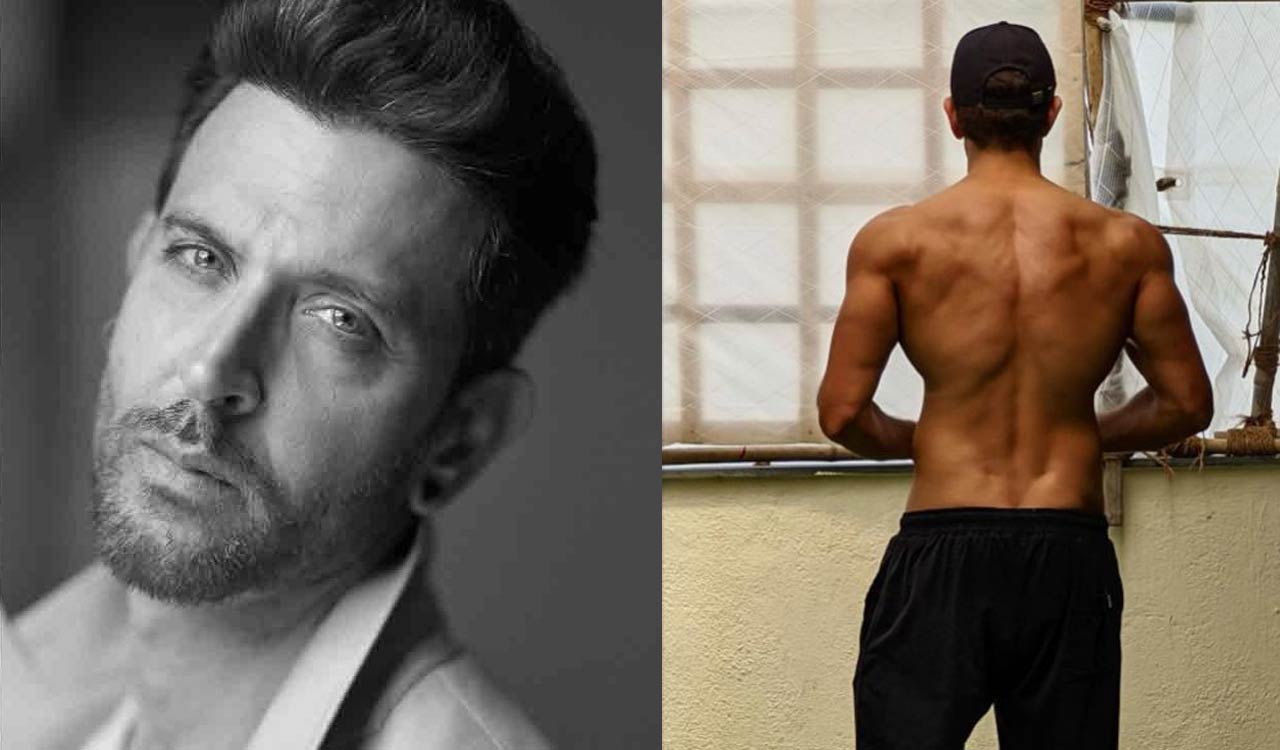 Hrithik Roshan flaunts his ripped back in new shirtless pic
