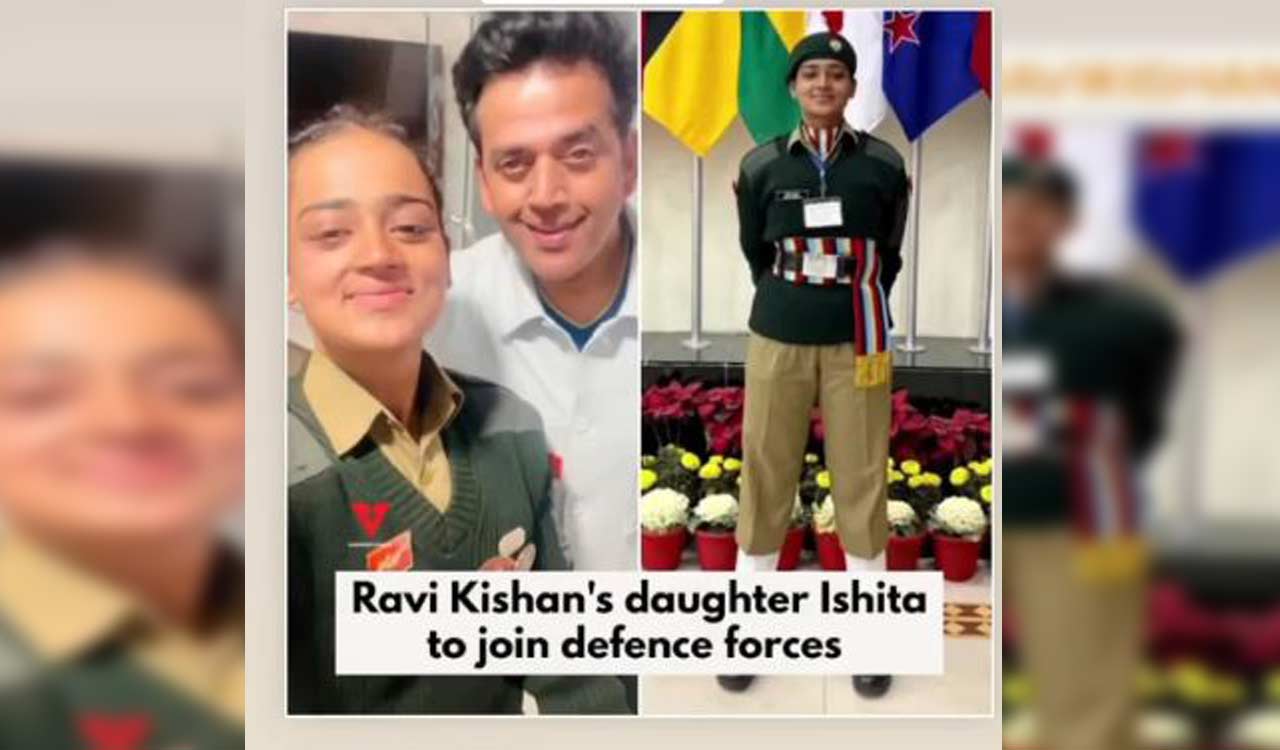 Ravi Kishan’s daughter Ishita Shukla to join the Armed Forces