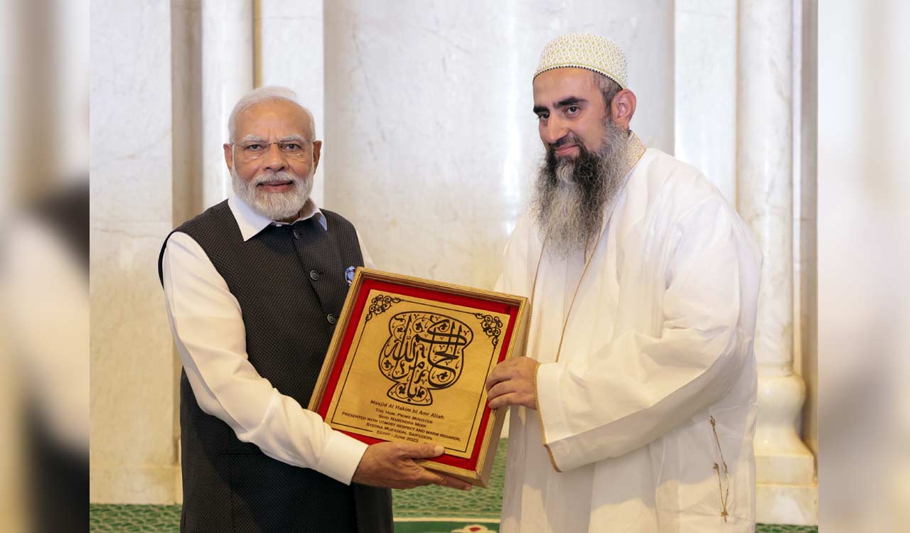 PM Modi conferred with Egypt’s highest state honour ‘Order of the Nile’ award