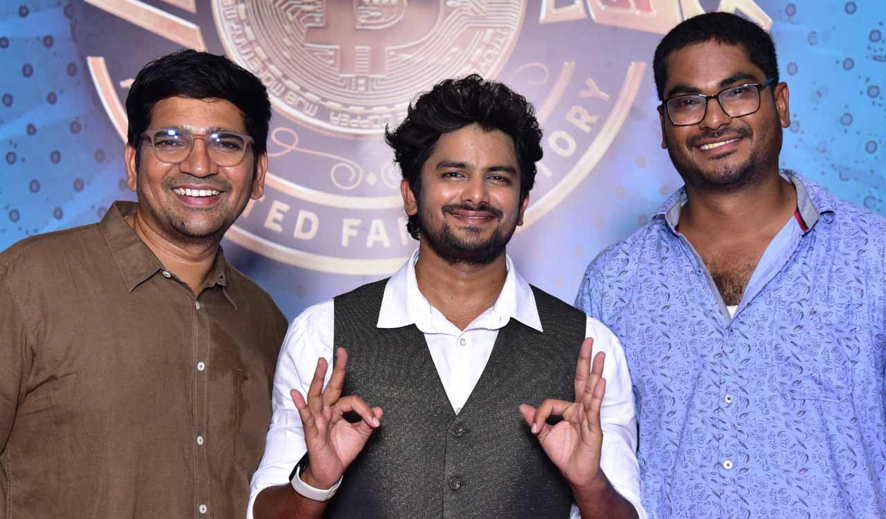 Title logo of VJ Sunny’s ‘Sound Party’ launched by film journalists