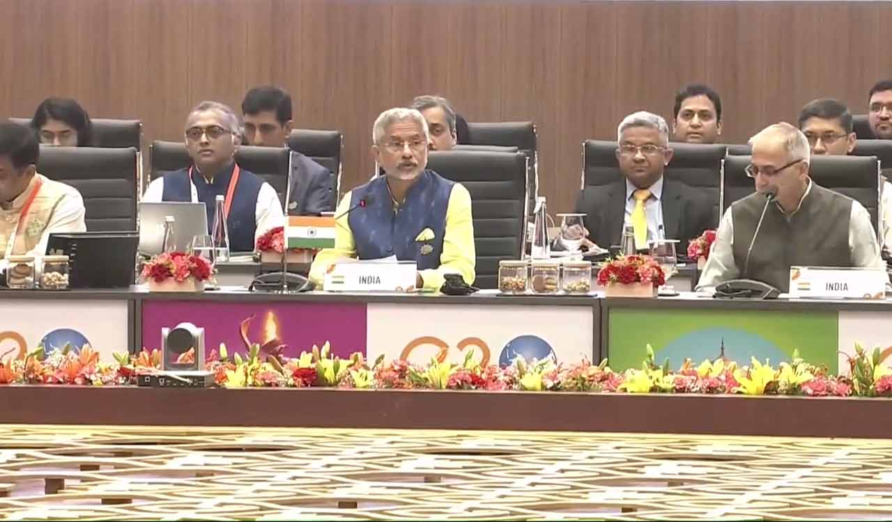 Varanasi Jaishankar delegates at G20 Development Ministers