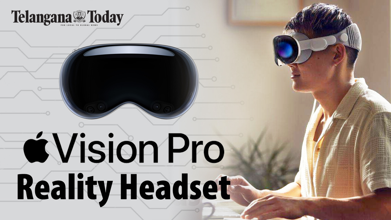 Apple Introduces Its First Augmented Reality Headset | Apple Vision Pro | VR Headset | Apple