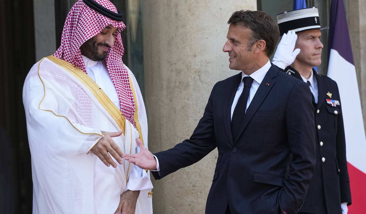 Poverty, climate, regional stability on agenda as Saudi crown prince visits France