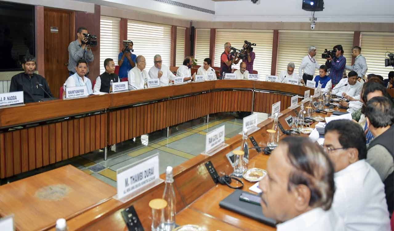 Opposition seeks visit by all-party delegation to Manipur as Shah chairs all-party meet