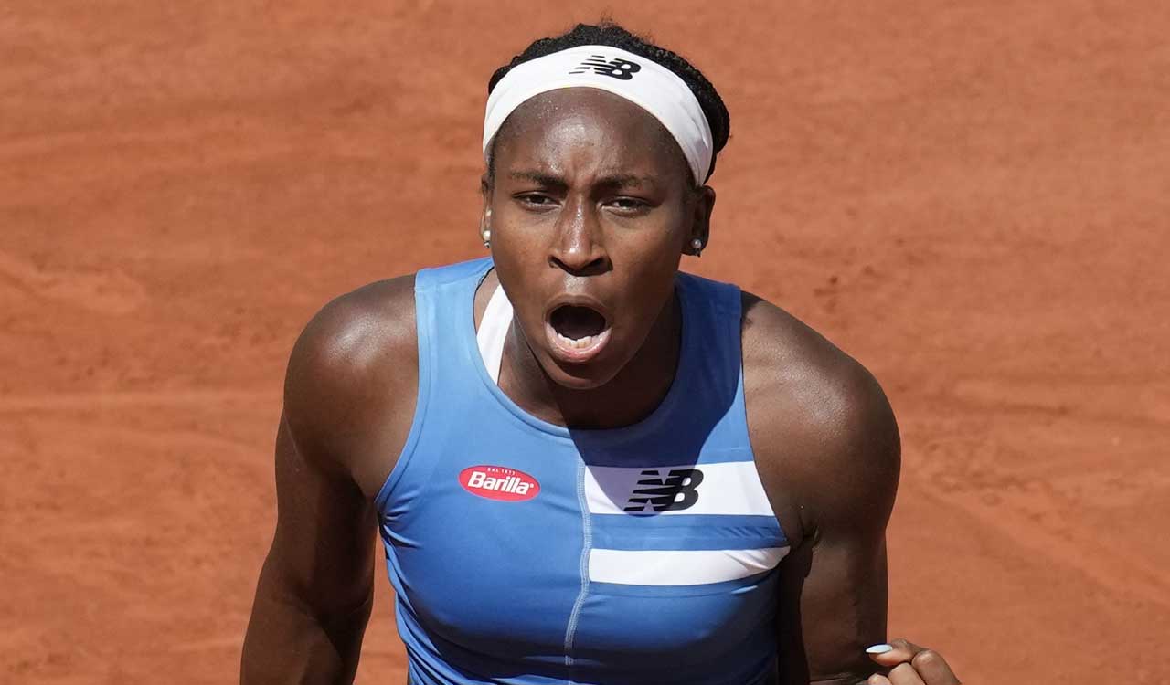 French Open: Gauff rallies to beat Andreeva in all-teen showdown