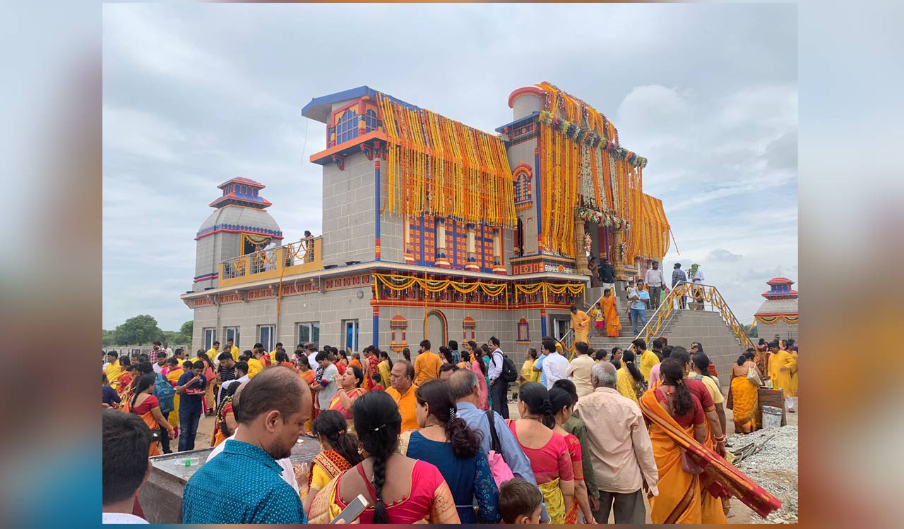 Telangana: Banda Mailaram celebrates inaugural ceremony of newly built replica of Badrinath