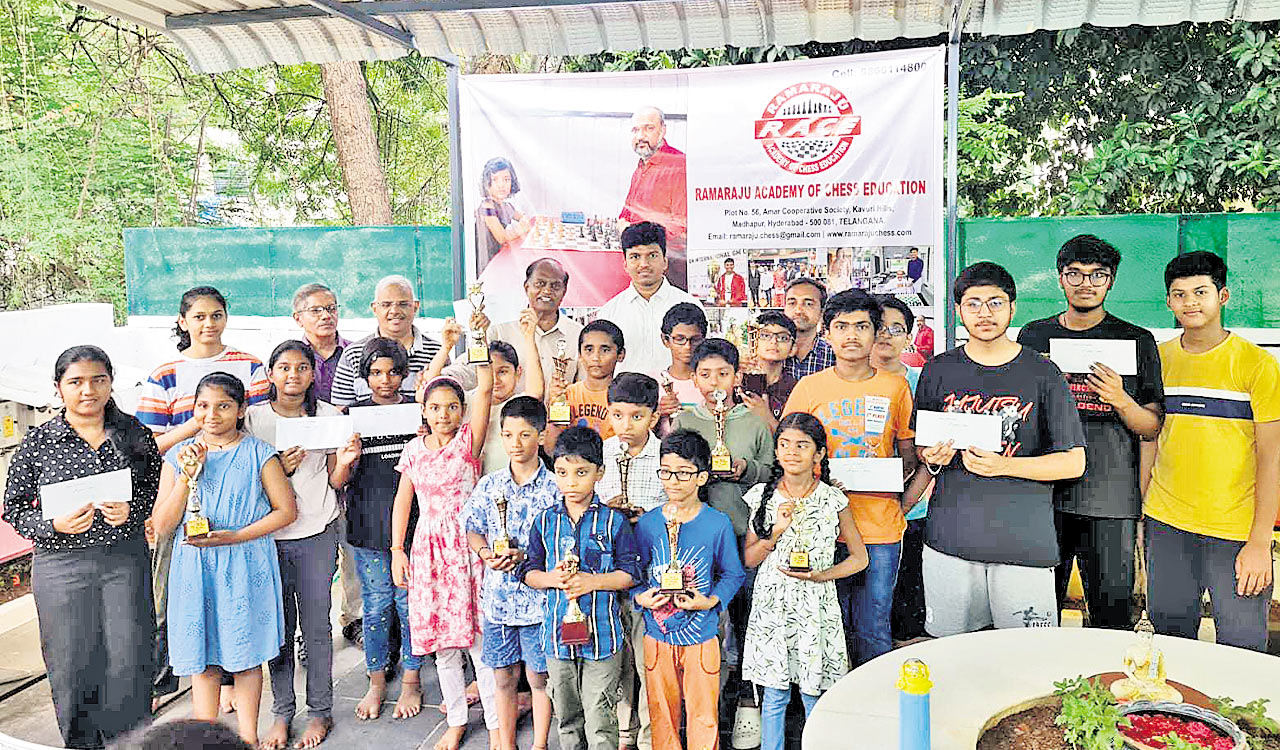 Hyderabad: Shanmukha emerges victorious at Rapid Open Chess Tournament