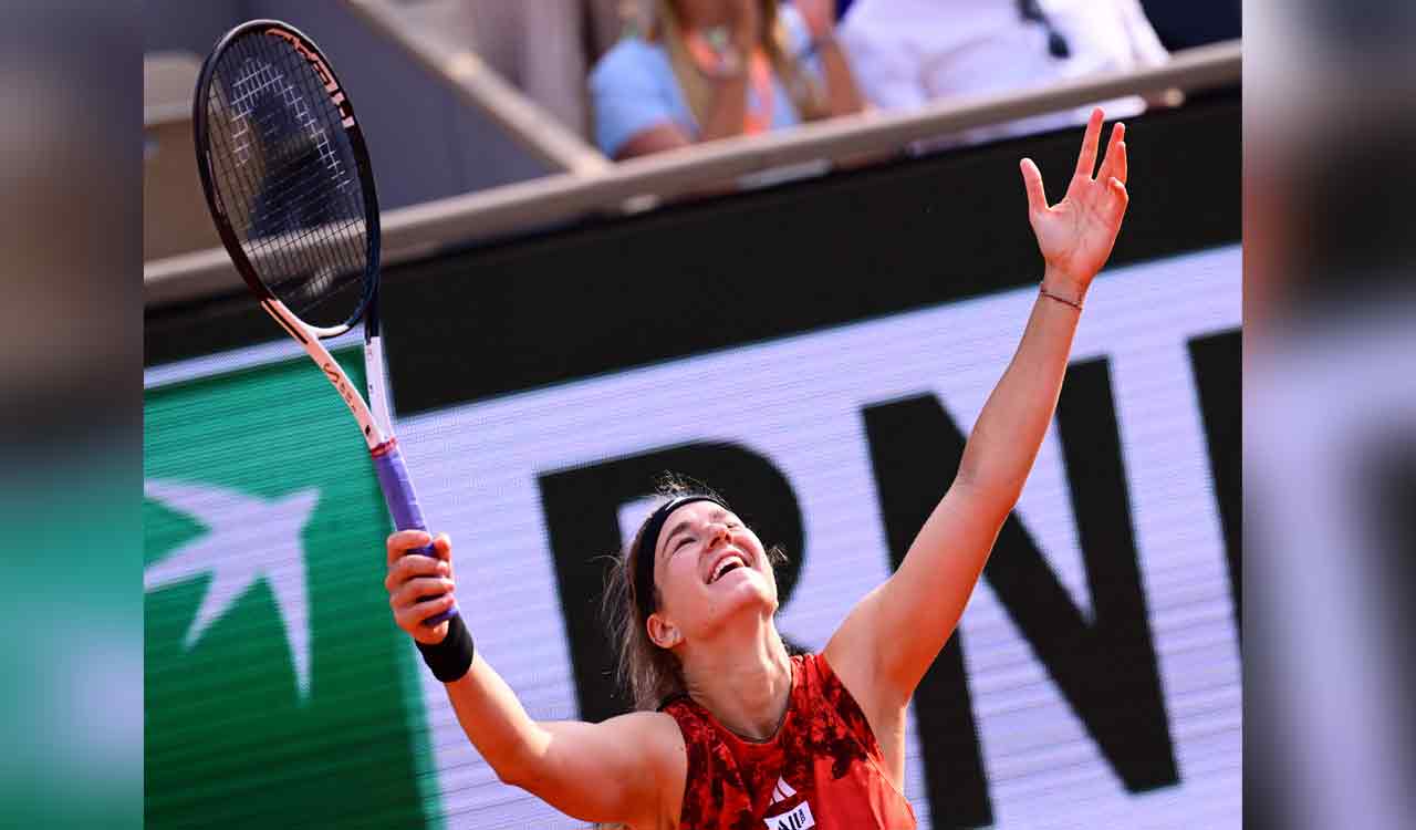 French Open: Muchova topples Sabalenka, makes first Grand Slam final