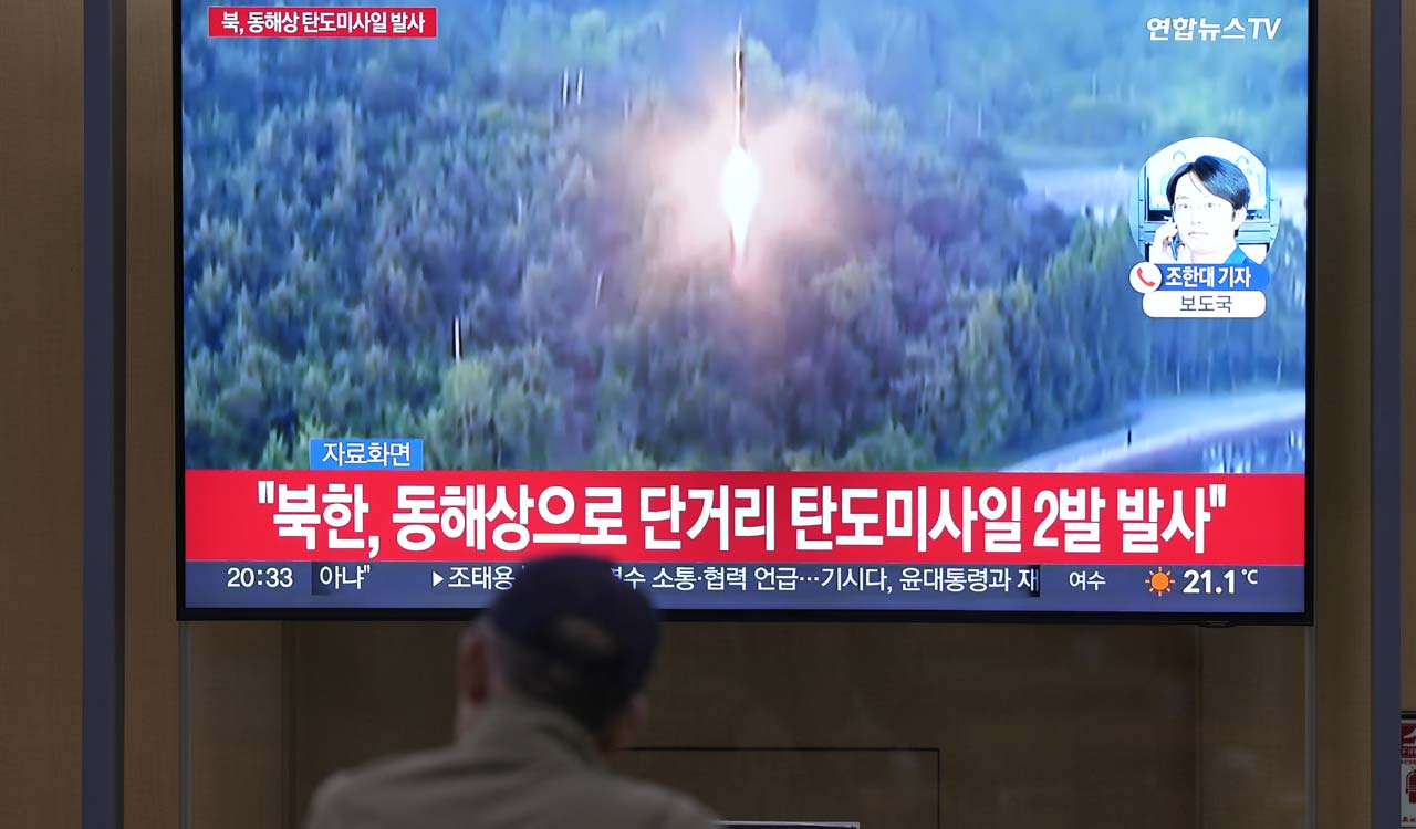 South Korea says North Korea has launched ballistic missile toward sea