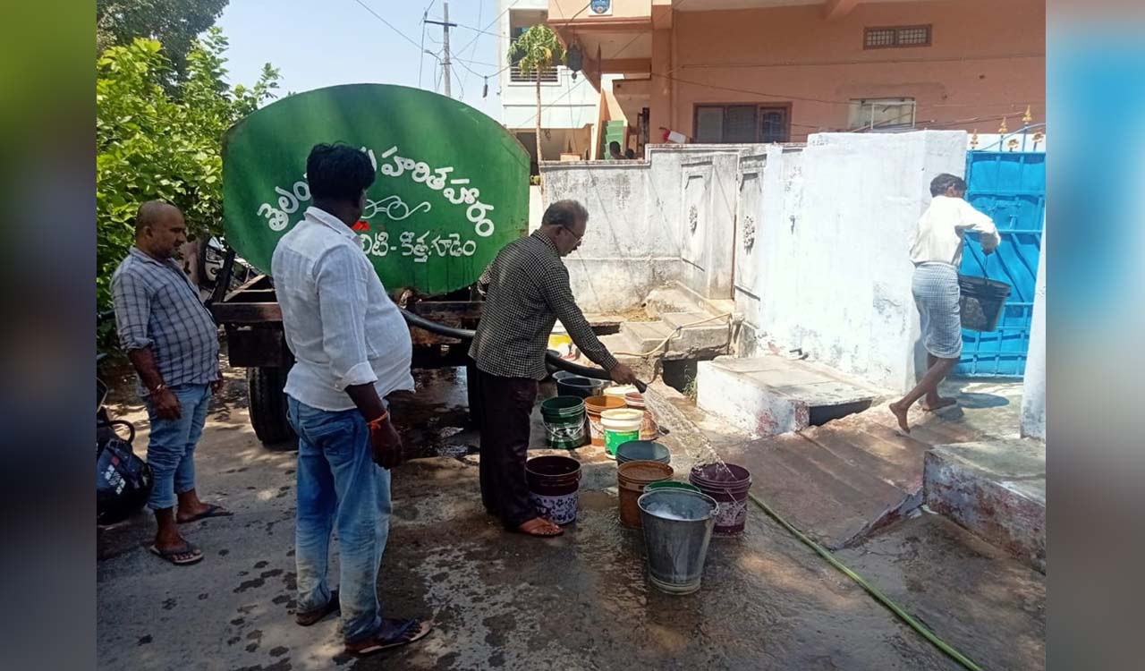 Irregular supply of drinking water a regular phenomenon in Kothagudem