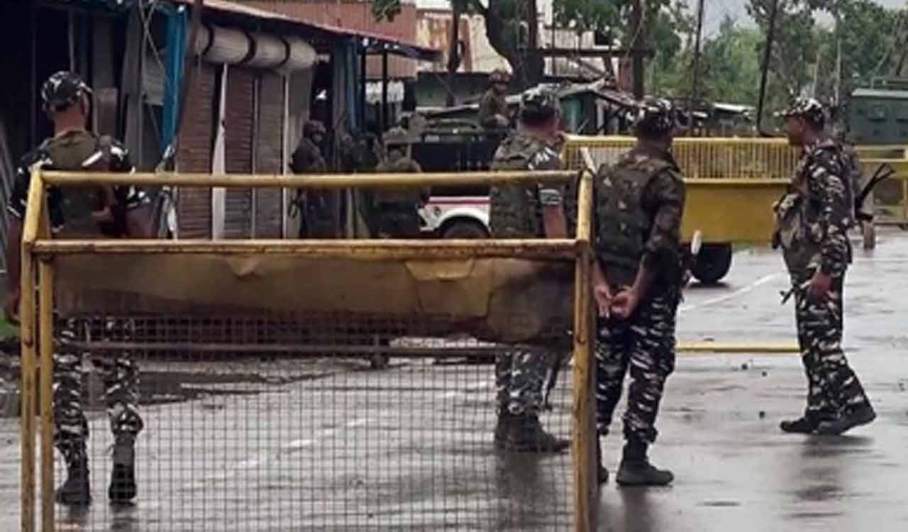 10 militant bunkers busted in Manipur, 1,100 looted arms recovered
