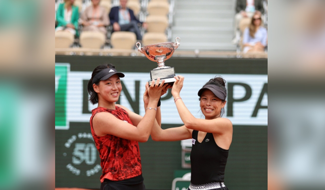 French Open: Hsieh, Wang pair wins women’s doubles title-Telangana Today