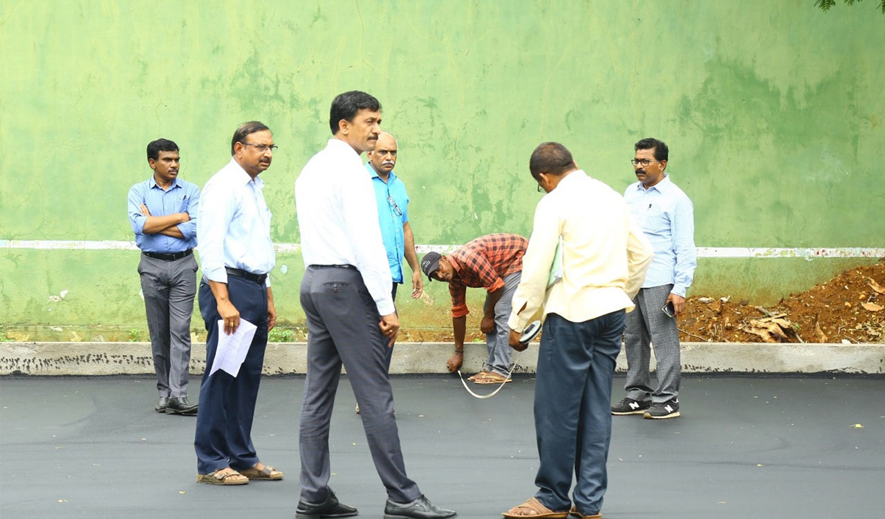 Kothagudem: Synthetic lawn tennis court coming up at SCCL’s Yellandu Club