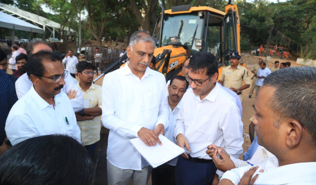 NIMS new medical block: Harish Rao reviews arrangements for Bhumi Puja on June 14