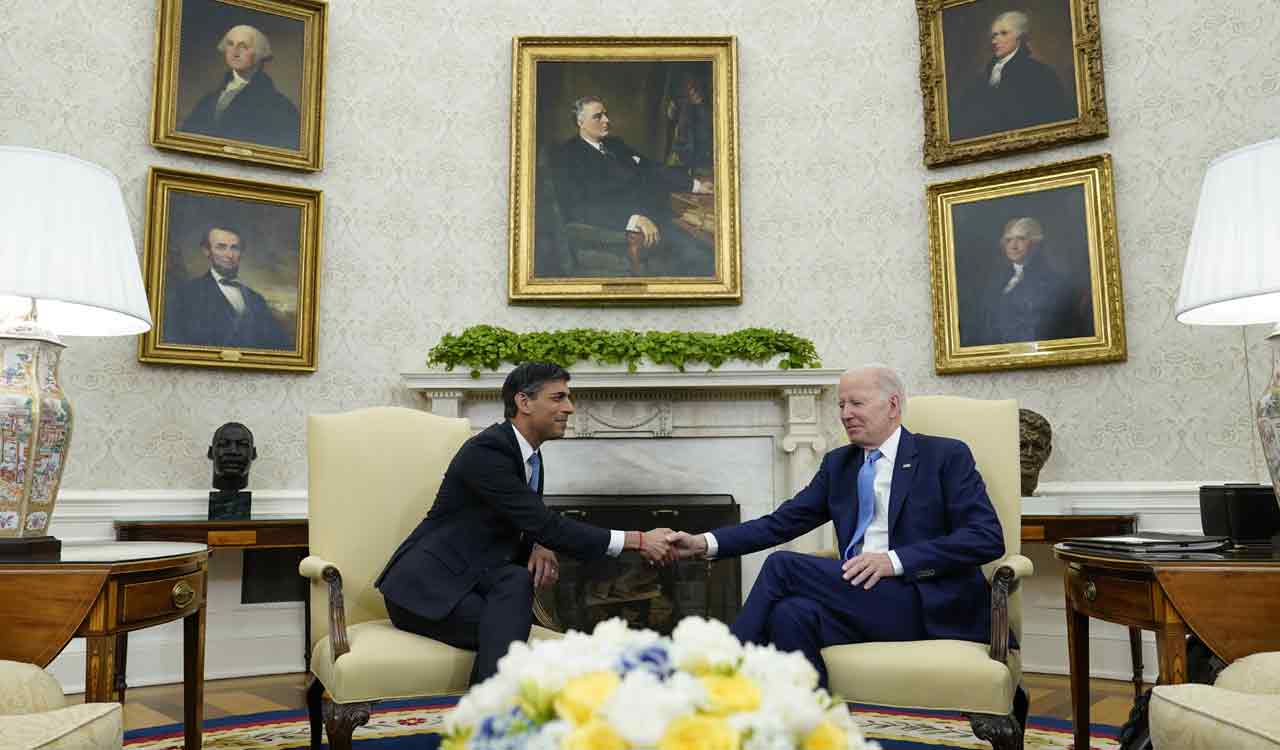 Biden, Sunak hold White House talks on daunting challenges to Ukraine, world economy