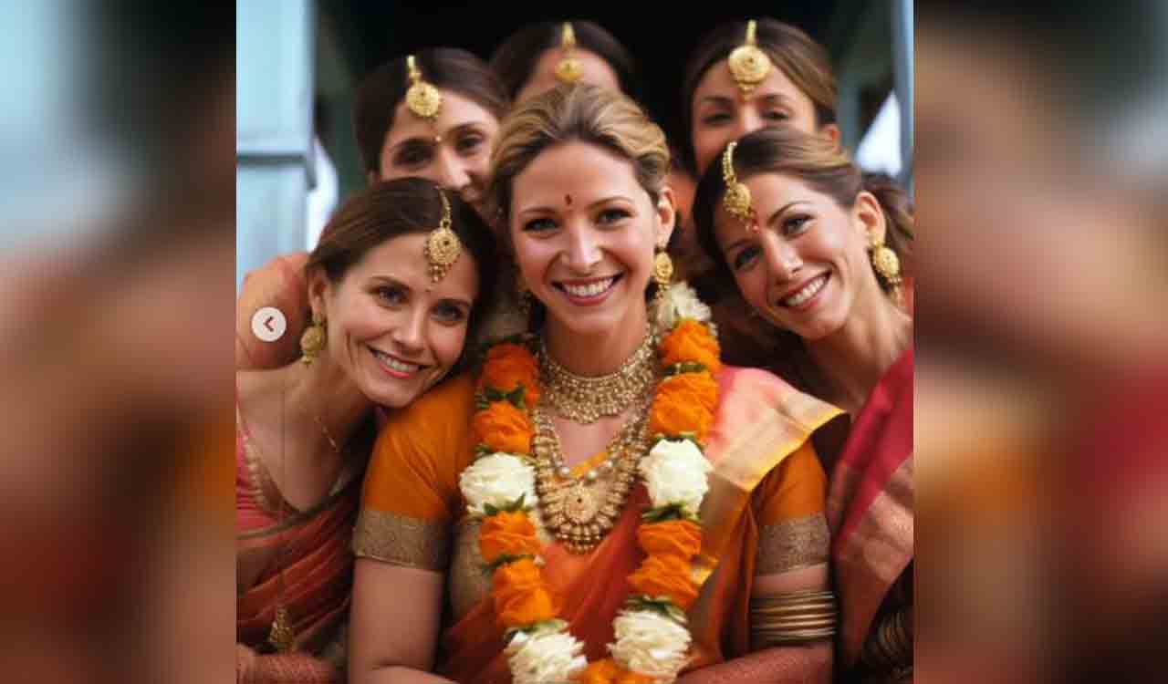 AI imagines Friends Characters but in Indian Style!