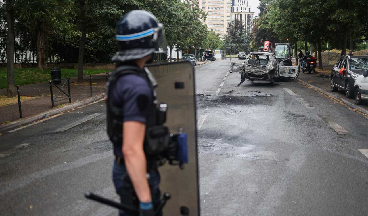 France arrests more than 1,300 people after fourth night of rioting over teen’s killing