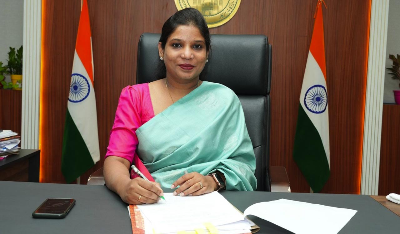 Dr Priyanka Ala takes charge as Kothagudem Collector