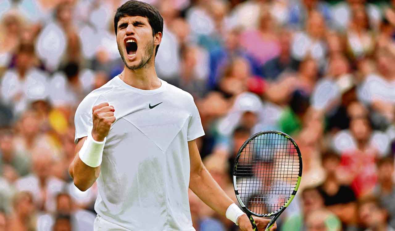 Wimbledon 2023: Alcaraz beats Jarry to reach round of 16